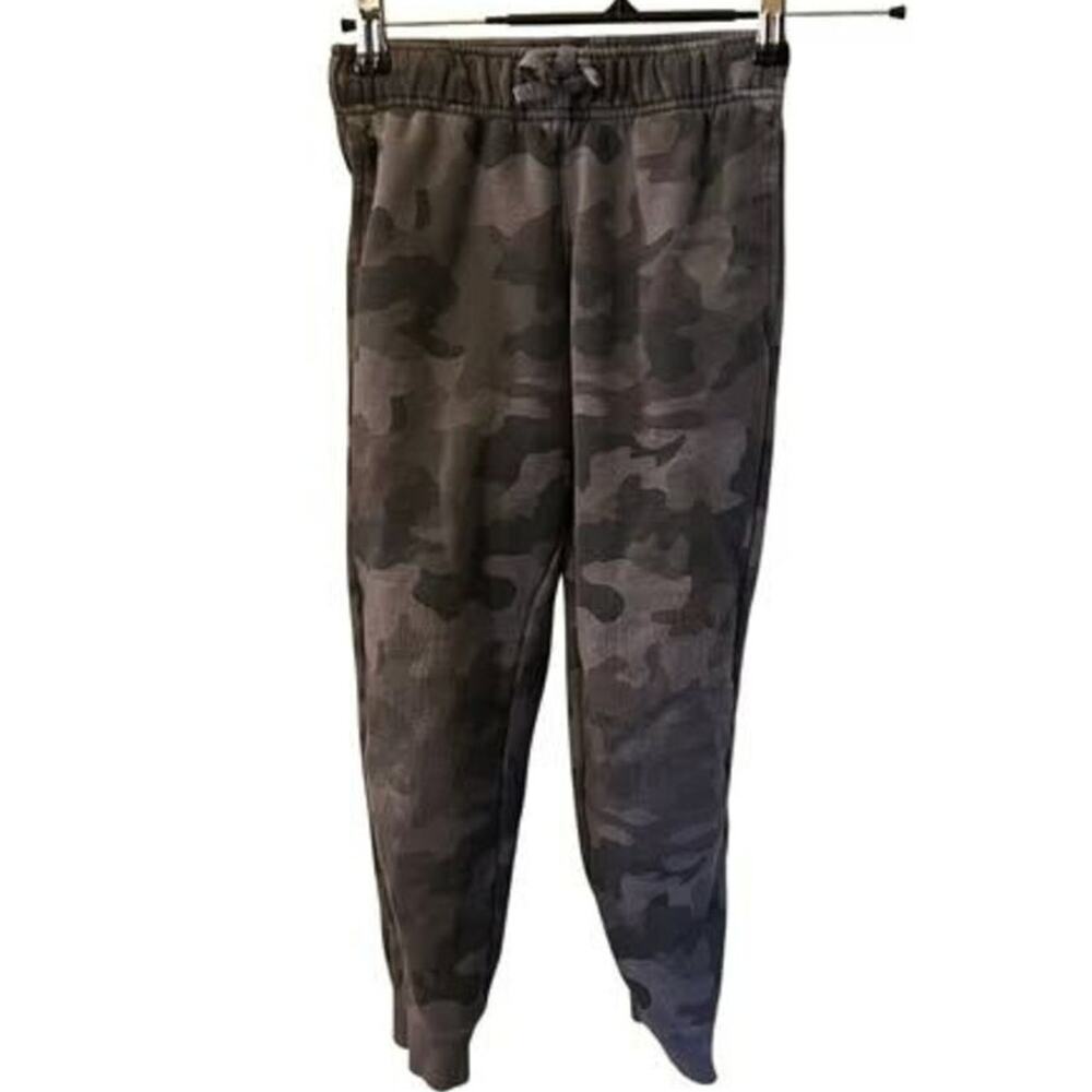 Cat & Jack Boys M 8 10 Grey Camo Gorpcore Joggers Reinforced Knee